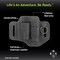 1791 Everyday Carry Tool Organizer for S/M Multitool, Flashlight with Large Flex & Easy-Slide Belt Attachment WEB-ST-ES-LF-BLK-A - alternate 2